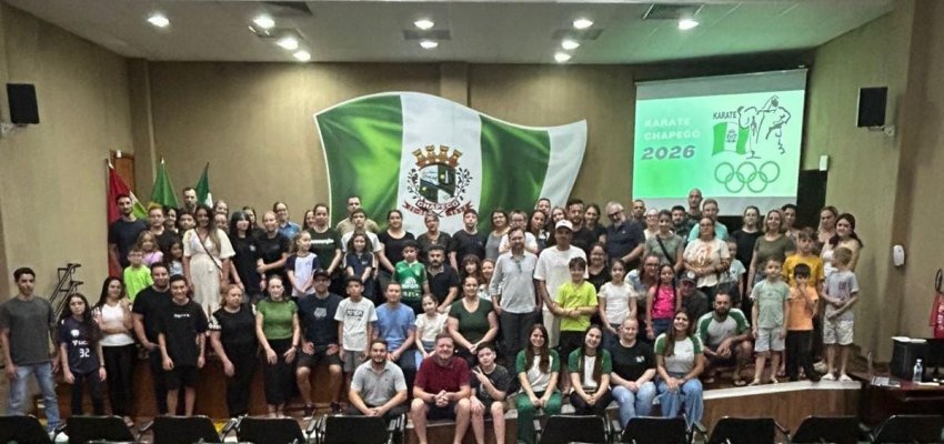 Karat&ecirc; de Chapec&oacute; realiza reuni&atilde;o com participantes do Programa Atleta do Futuro