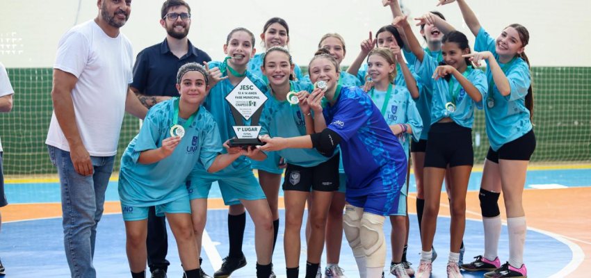 Definida a campe&atilde; do futsal feminino do JESC: Unochapec&oacute; leva o ouro