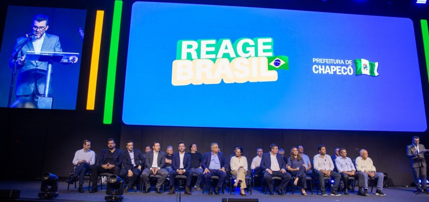 Prefeitura de Chapec&oacute; lan&ccedil;a o programa Reage Brasil com R$ 200 milh&otilde;es em obras