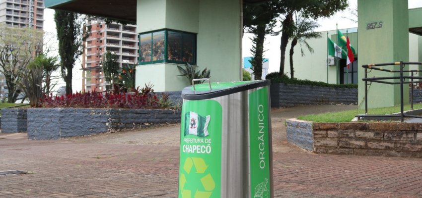 Chapec&oacute; vira refer&ecirc;ncia em sistema subterr&acirc;neo de coleta de res&iacute;duos