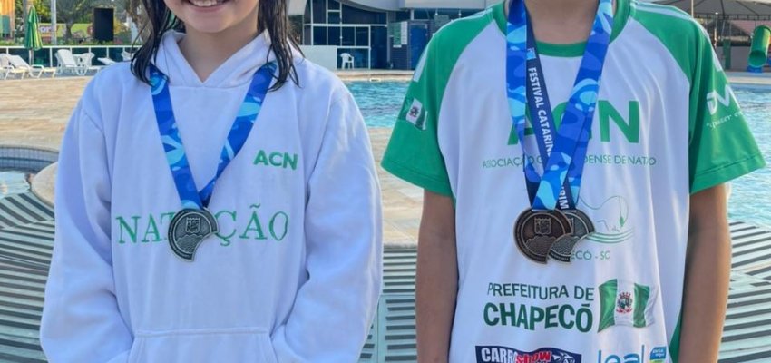Nova gera&ccedil;&atilde;o de nadadores da Prefeitura de Chapec&oacute;/ACN s&atilde;o vice-campe&otilde;es de SC