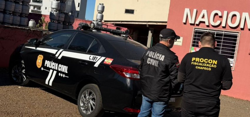 Opera&ccedil;&atilde;o fiscaliza venda de g&aacute;s em Chapec&oacute;