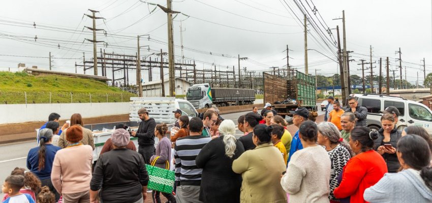 Prefeitura de Chapec&oacute; realiza a&ccedil;&atilde;o do projeto Pix Verde no bairro Alvorada