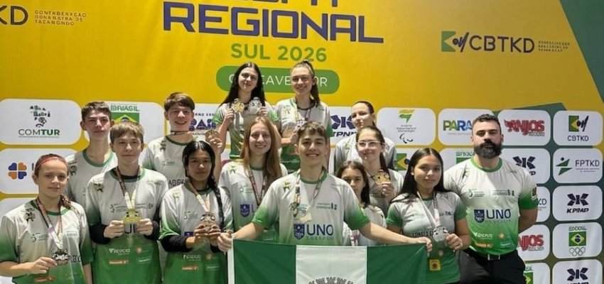 Equipe chapecoense &eacute; destaque da Copa Sul de Taekwondo