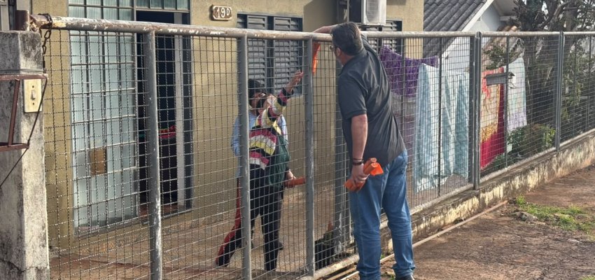 Moradores do bairro Santo Ant&ocirc;nio recebem unidades do projeto "Saco Laranja"