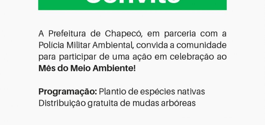 Prefeitura far&aacute; distribui&ccedil;&atilde;o de mudas no Ecoparque