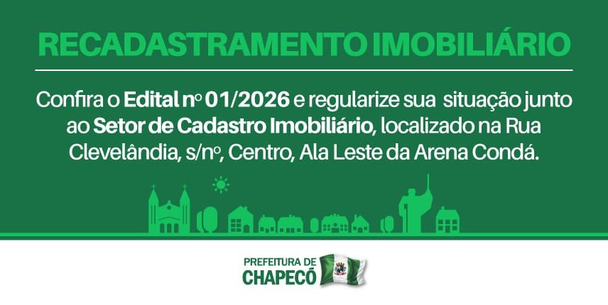 Recadastramento Imobili�rio 2026
